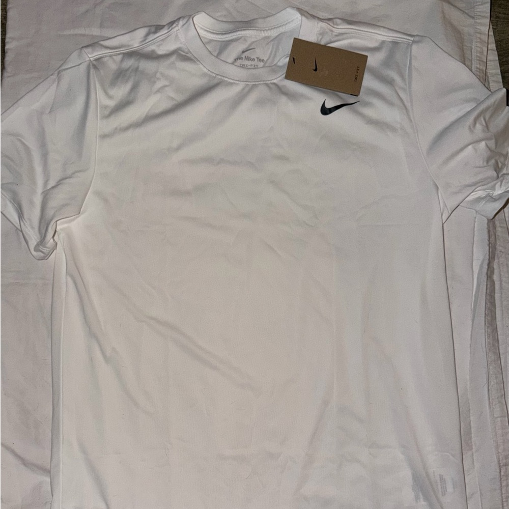 Nike Men's Dri-Fit White Tee